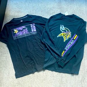Set of 2 - Minnesota Vikings Fan Tees